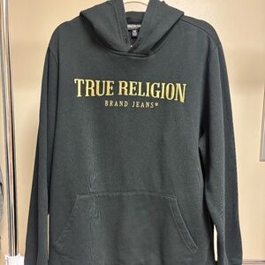 True Religion Men's Shine Arch Pullover Hoodie XL